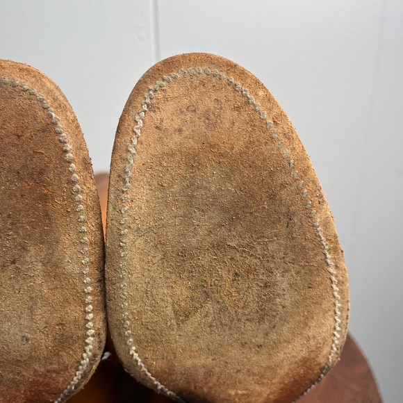 Vintage Justin Ostrich Exotic Brown Leather Western Cowboy Boots Size 9.5D - Picture 13 of 13